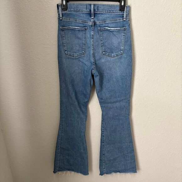 Abercrombie & Fitch High Rise Flare Jeans Size 27/4R - Picture 5 of 6